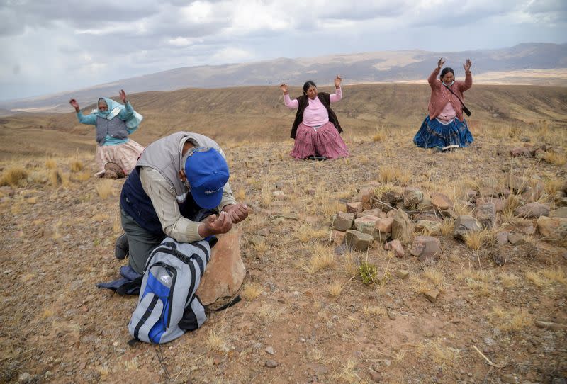 In South America's Andes locals pray for rain amid drought