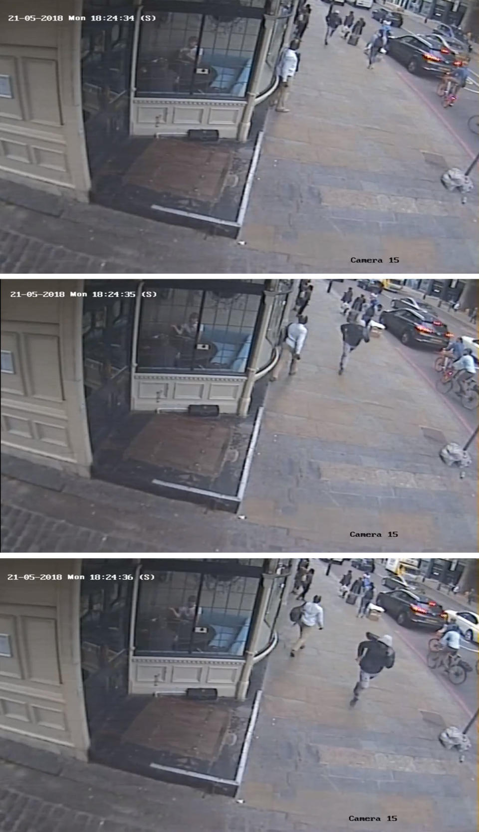 CCTV has been released of the stabbing (Picture: PA)