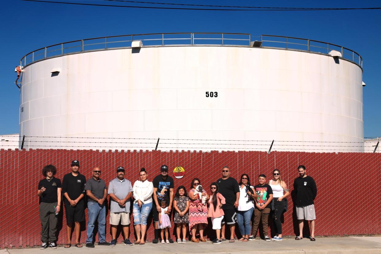 Four generations of the Saldana family