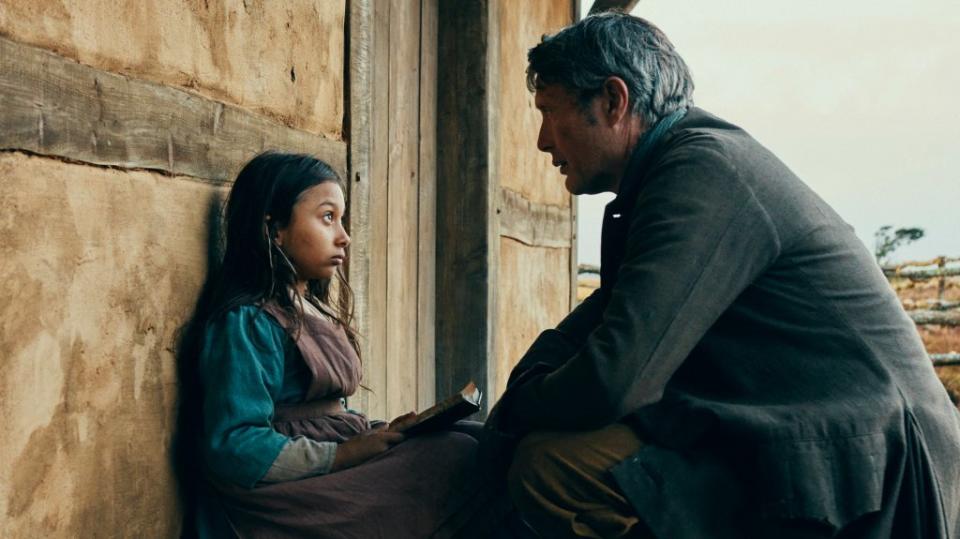 Melina Hagberg and Mads Mikkelsen in THE PROMISED LAND, a Magnolia Pictures release. © Henrik Ohsten, Zentropa. Photo courtesy of Magnolia Pictures.