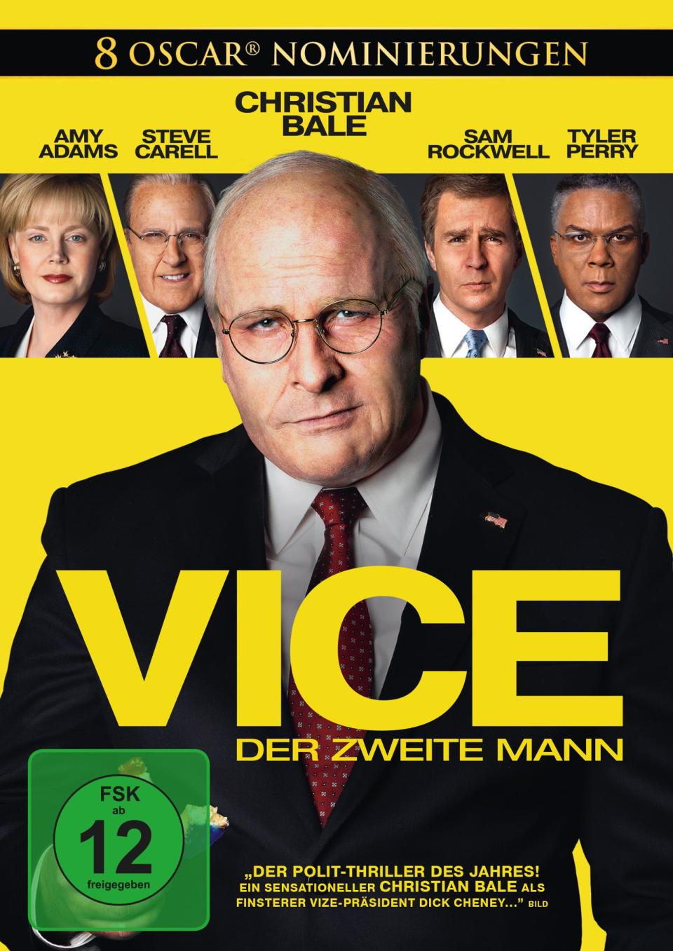 "Vice - Der zweite Mann", "Can You Ever Forgive Me?" und "Mord auf La Gomera": Das sind die DVDs und Blu-rays der Woche.