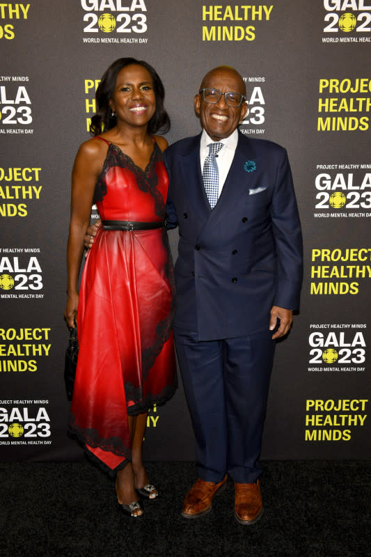 NEW YORK, NEW YORK - OCTOBER 10: (L-R) Deborah Roberts and Al Roker attend Project Healthy Minds' World Mental Health Day Inaugural Gala 2023 at Spring Studios on October 10, 2023 in New York City. (Photo by Craig Barritt/Getty Images for Project Healthy Minds)<p>Craig Barritt/Getty Images</p>