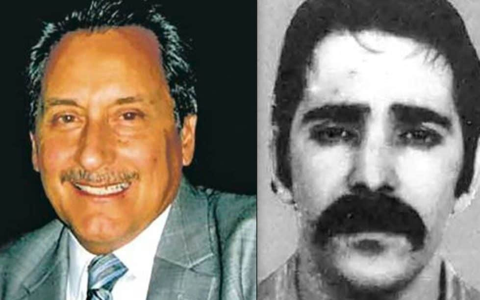 Retired Officer Daril Cinquanta and the fugitive Luis Archuleta, also known as Lawrence Pusateri - Denver Police Department/FBI