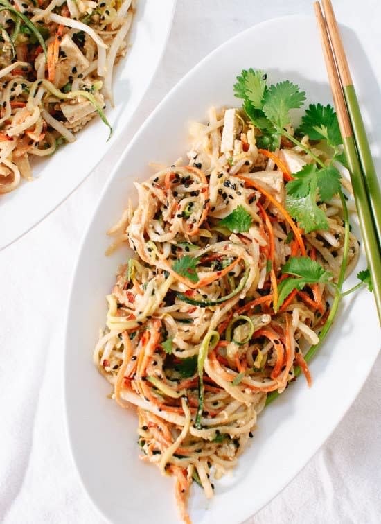 No-Noodle Pad Thai on a plate