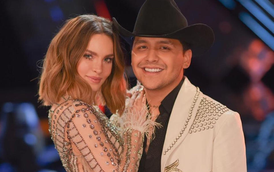 Belinda con Christian Nodal / Cortesía