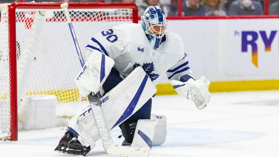 Matt Murray's salary is an issue for a Maple Leafs team right up against the NHL's cap. (Getty)