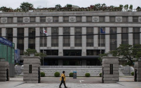 The Constitutional Court in Seoul, South Korea's top court  - Credit: AFP