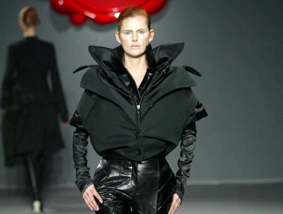 Stella Tennant joined actress Tilda Swinton in walking for Viktor and Rolf in 2003Rex Features