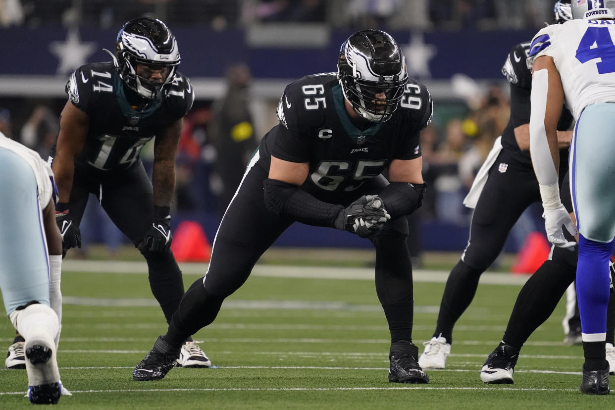 Lane Johnson could return for the playoffs for the Eagles. (Photo by Sam Hodde/Getty Images)