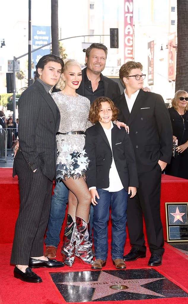 Blake Shelton, Gwen Stefani and kids