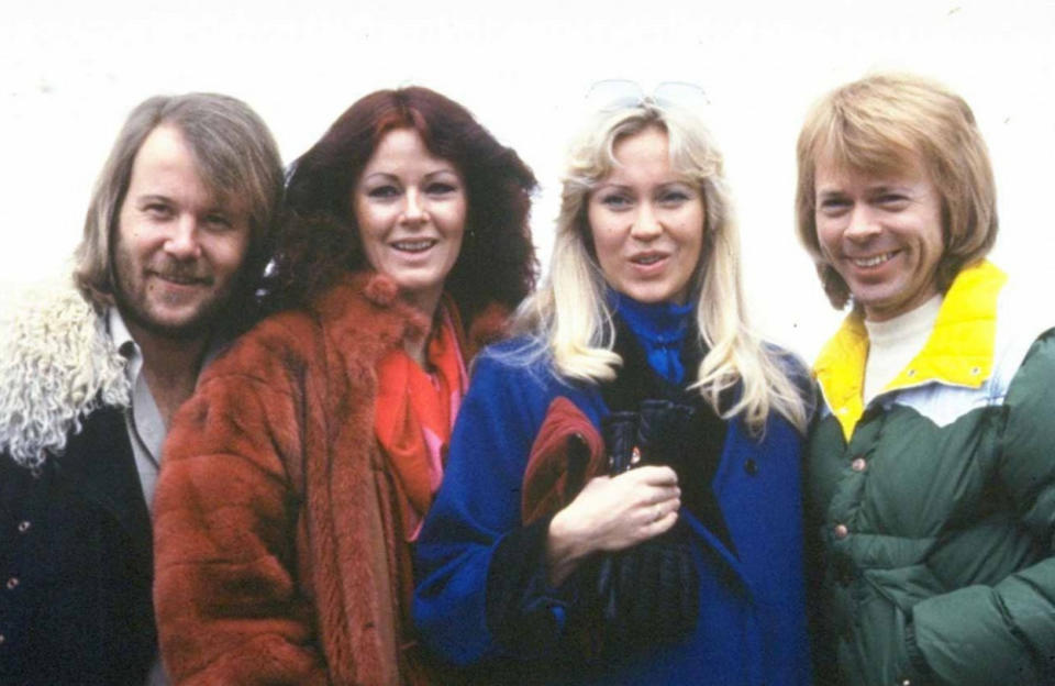 Abba have hinted their holograms could pop up outside gigs credit:Bang Showbiz