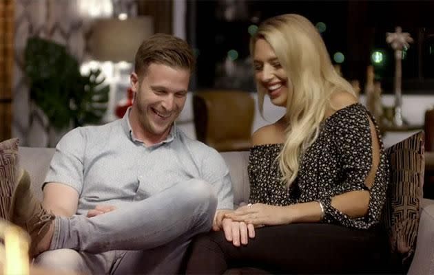 Michelle is 'married' to Jesse on the show. Source: Channel Nine