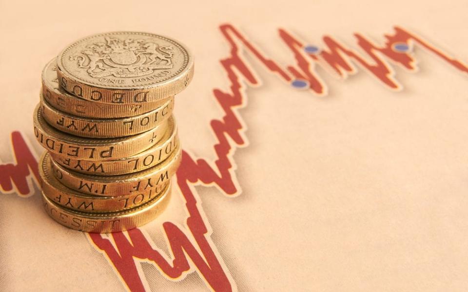 The pound bounced back after tumbling earlier in the day ahead of a statement from Theresa May - Fotolia
