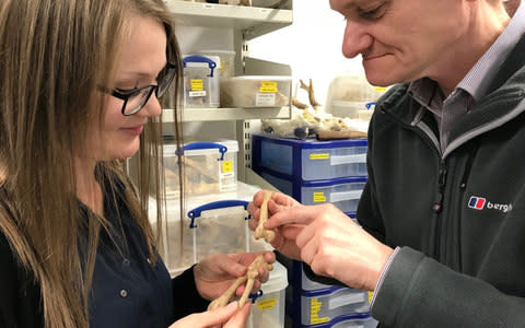  Professor Alan Outram and Malene Lauritsen - Credit: University of Exeter 