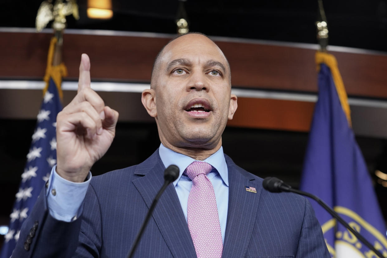 House Minority Leader Hakeem Jeffries, D-N.Y.: “A dangerous default is not an option.