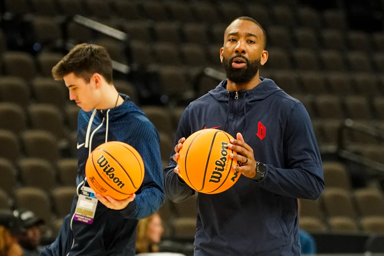 Dru Joyce will take over for Keith Dambrot, who retired after leading the Dukes to their first NCAA tournament win in more than 50 years this spring.