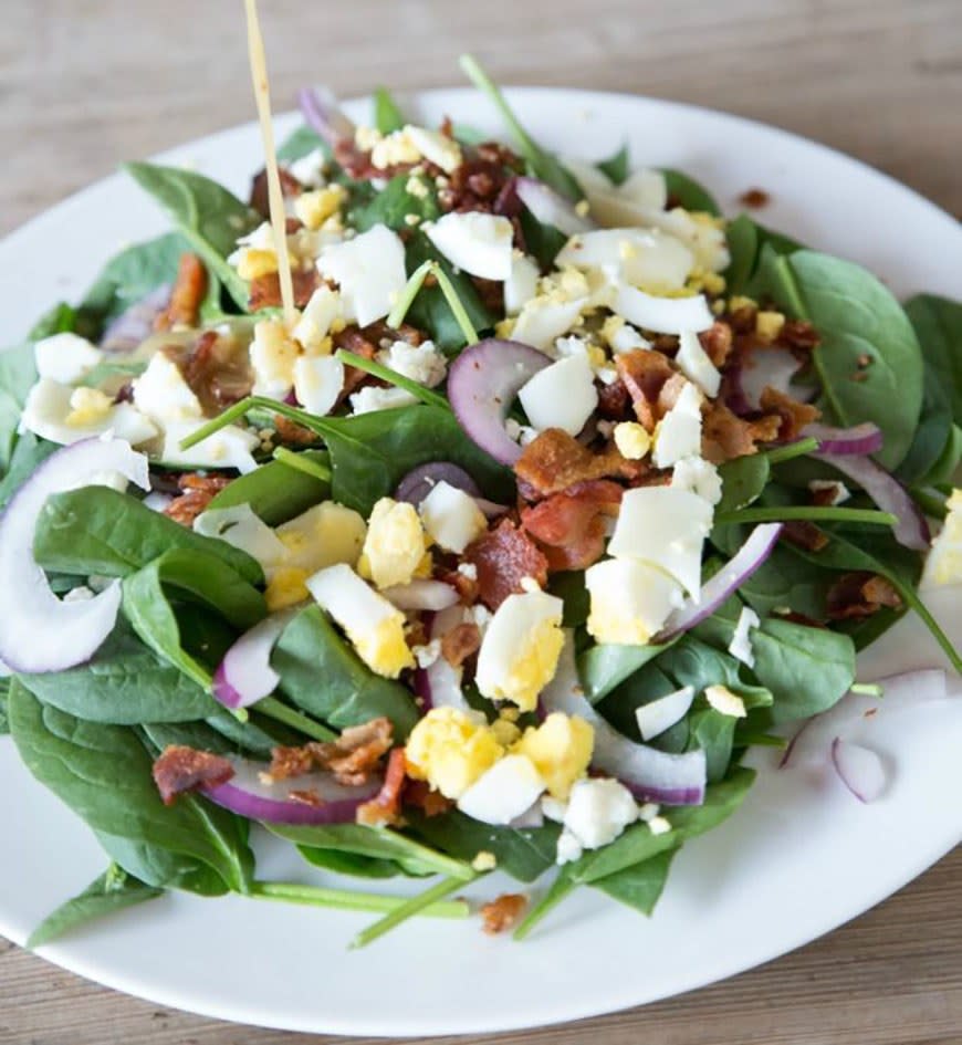 Bacon and Spinach Salad With Dijon Dressing from $5 Dinners