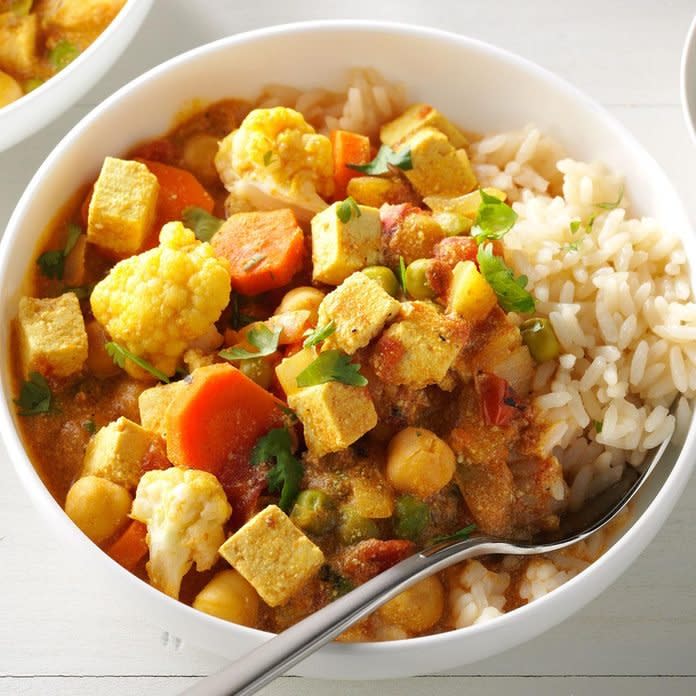 Cauliflower & Tofu Curry