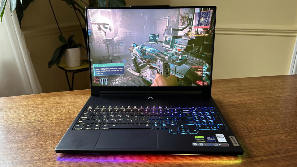 Lenovo Legion 9i review unit on table