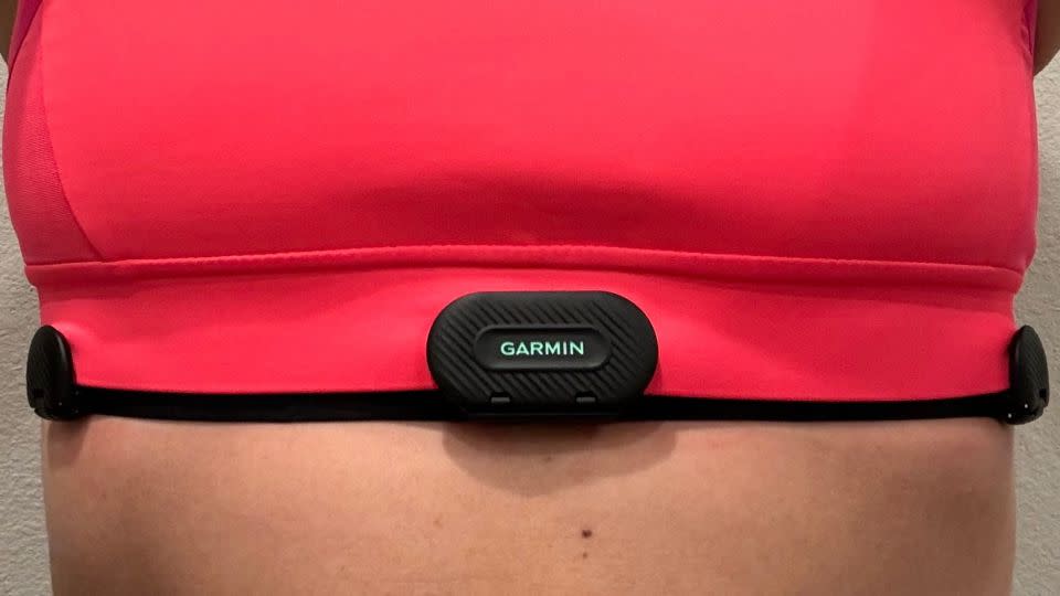 Garmin HRM-Fit - By Ashley Mateo/CNN Underscored