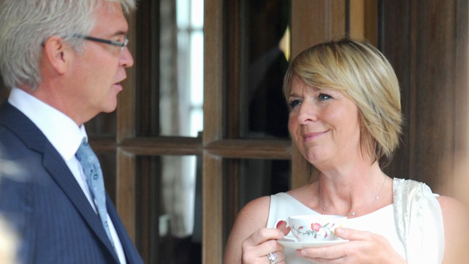 Phillip Schofield and Fern Britton during the Prince's Trust reception in 2009