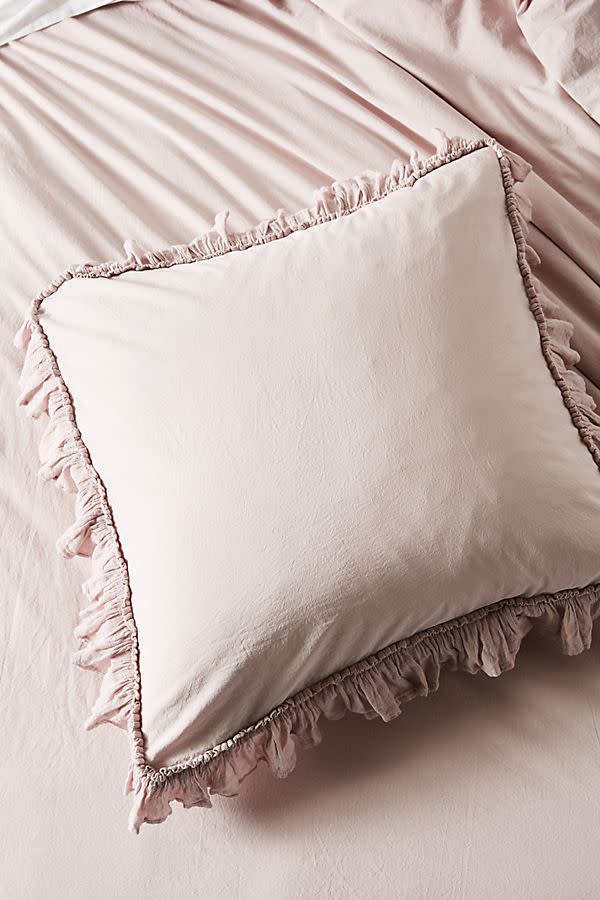 Ruffled Flange Euro Sham