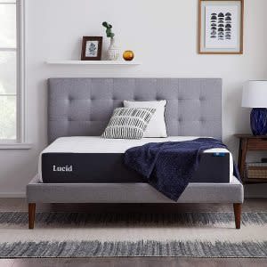 LUCID 10 Inch Memory Foam Mattress