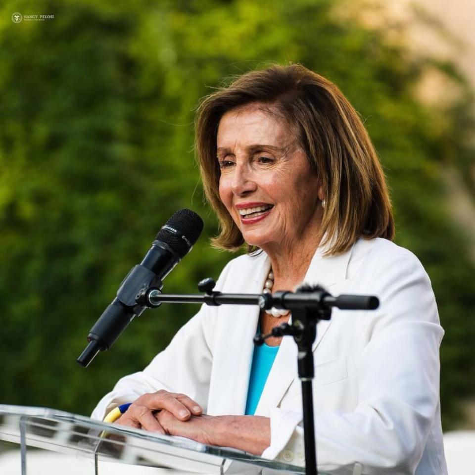 美國眾議院議長裴洛西。（圖／取自instagram／SpeakerPelosi）