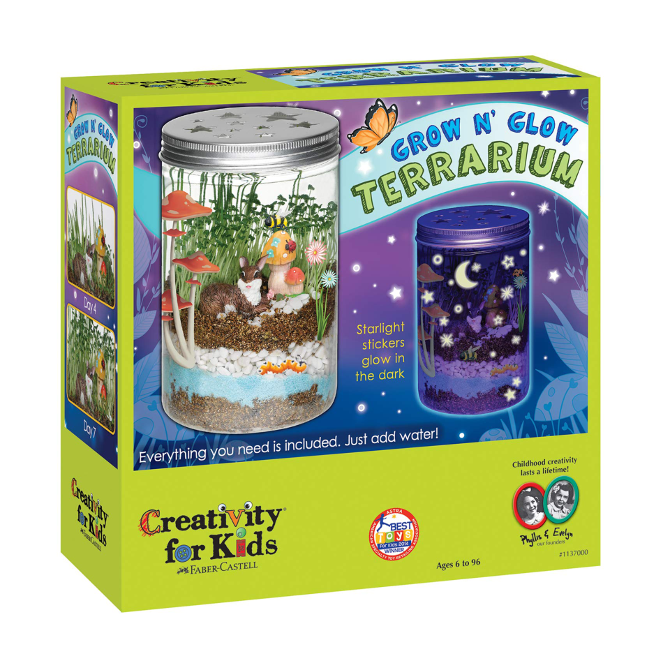 9) Grow n' Glow Terrarium