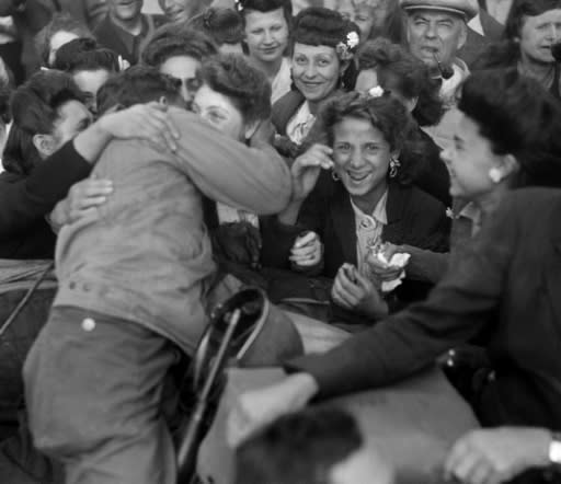 Joyous scenes marked the day Paris was liberated in August 1944