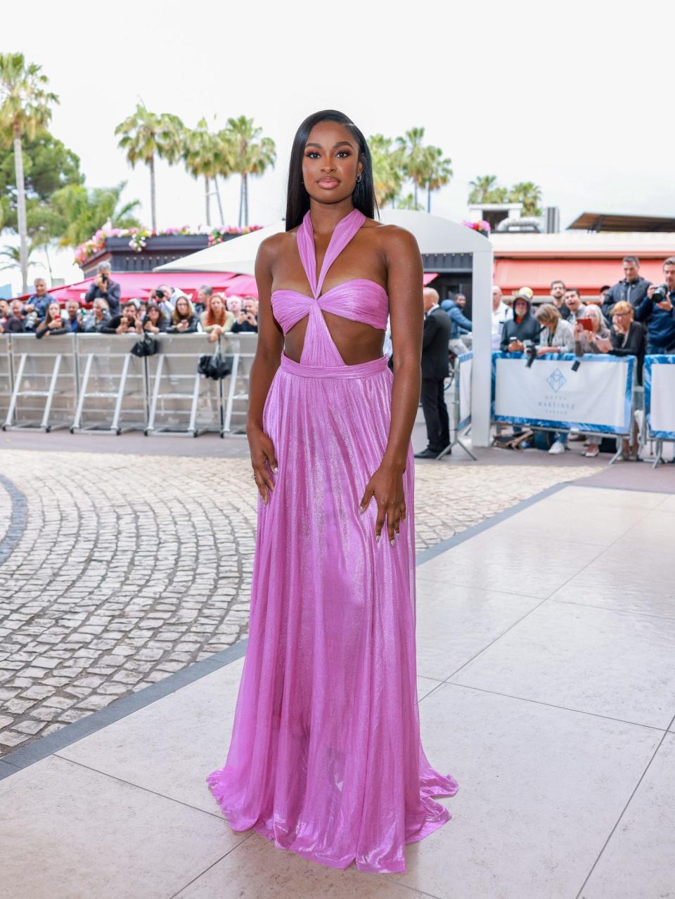 Coco Jones at the the Martinez hotel in France ahead of the Cannes Film Festival.