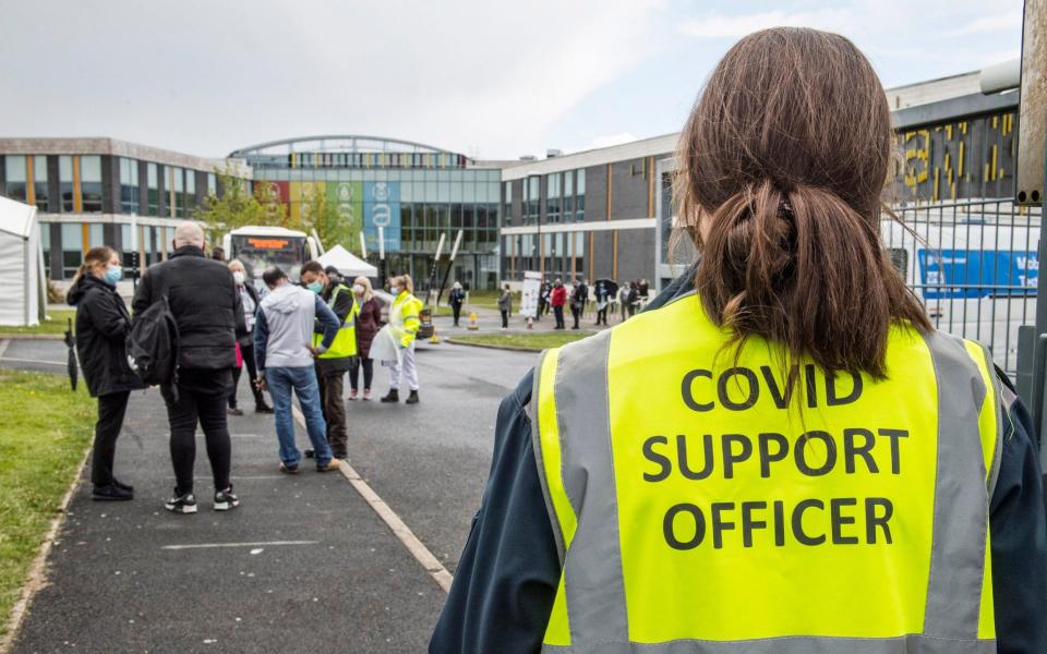 A Covid bus is delivering vaccines in Bolton - Paul Cooper