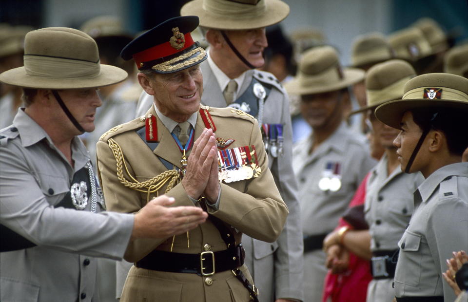 El príncipe Felipe en una visita a Hong Kong. (Photo by Tim Graham Photo Library via Getty Images)