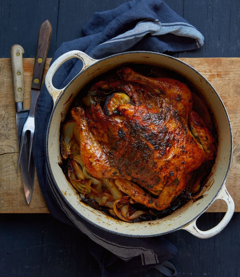 Dorie Greenspan's Herb-Butter Chicken