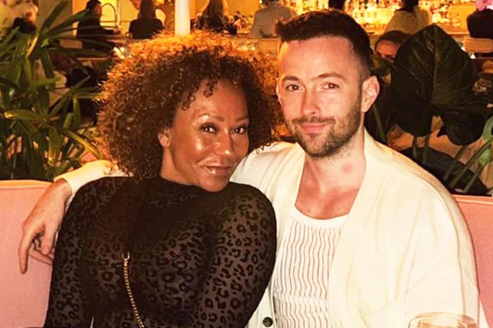 <p>Rory McPhee/Instagram</p> Mel B and fiancé Rory McPhee