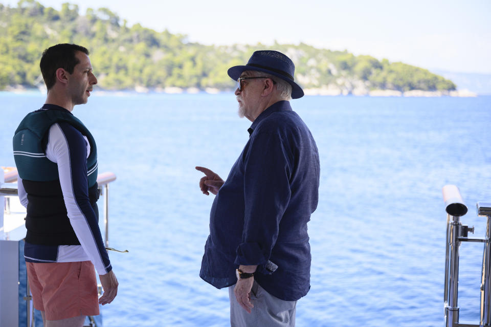 Jeremy Strong and Brian Cox in HBO's 'Succession' (Photo: Graeme Hunter/HBO)