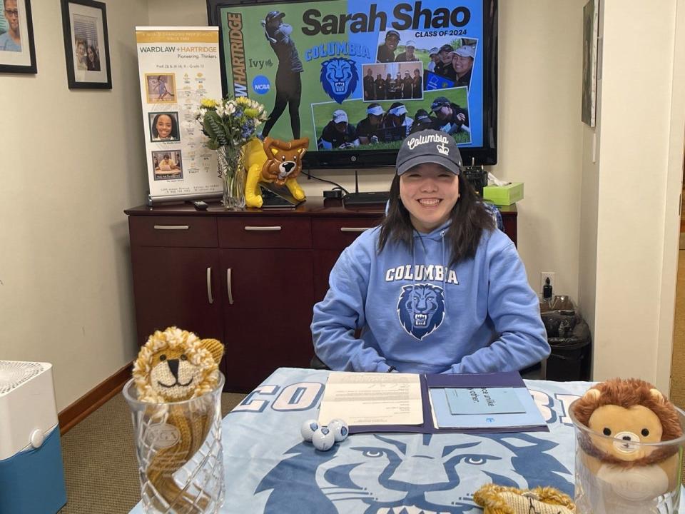 Wardlaw-Hartridge’s Sarah Shao committed to play golf at Columbia