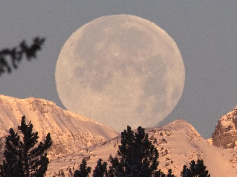 full moon snow moon december