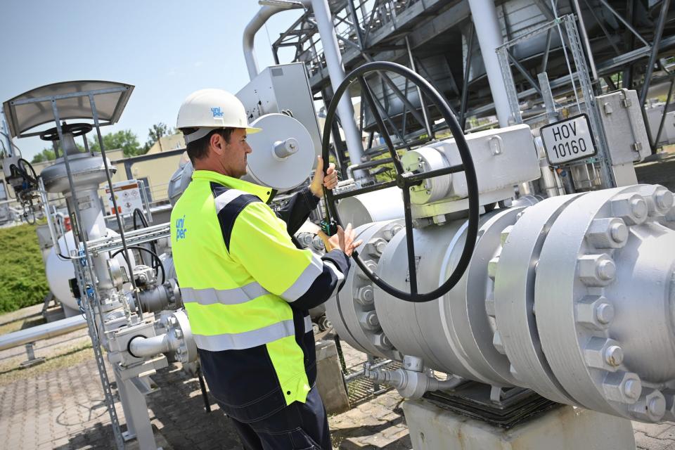 Ende März endet das Speicherjahr. Der Füllstand der Gasspeicher in Deutschland ist mit 64 Prozent so hoch wie seit drei Jahren nicht mehr.  - Copyright: Picture Alliance