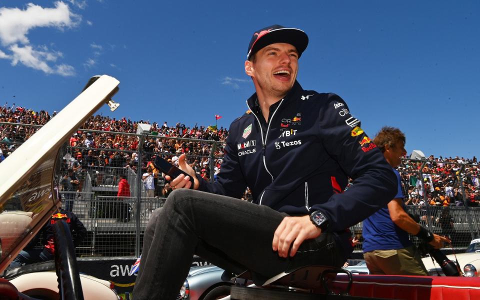 MONTREAL, QUEBEC - JUNE 19: Max Verstappen of the Netherlands and Oracle Red Bull Racing on the drivers parade ahead of the F1 Grand Prix of Canada at Circuit Gilles Villeneuve on June 19, 2022 in Montreal, Quebec - Dan Mullan/Getty Images North America