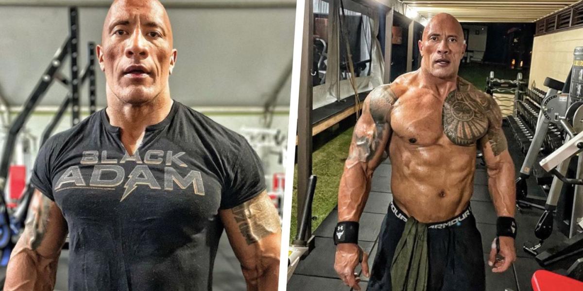 25 Years of Transformation — The Physique of Dwayne The Rock