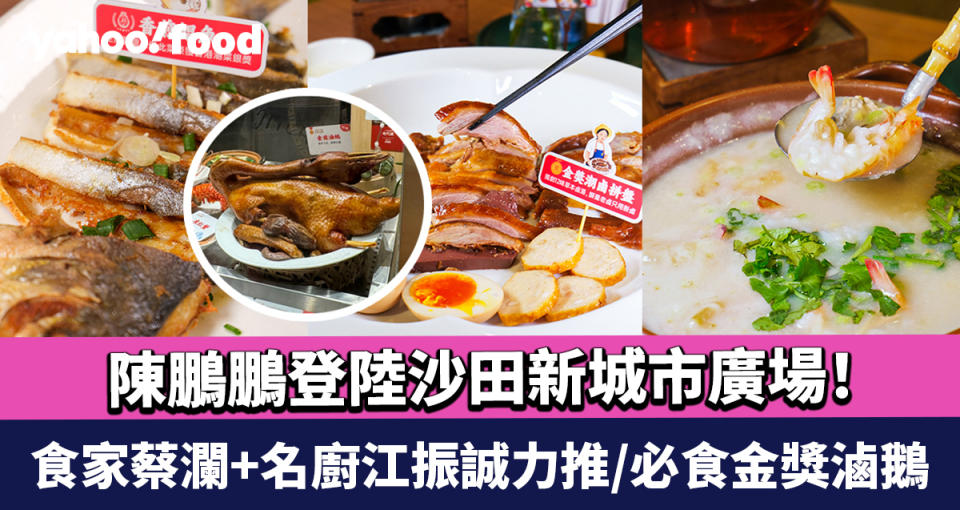 深圳潮汕菜名店陳鵬鵬登陸沙田新城市廣場！食家蔡瀾+名廚江振誠力推/必食金獎滷鵝