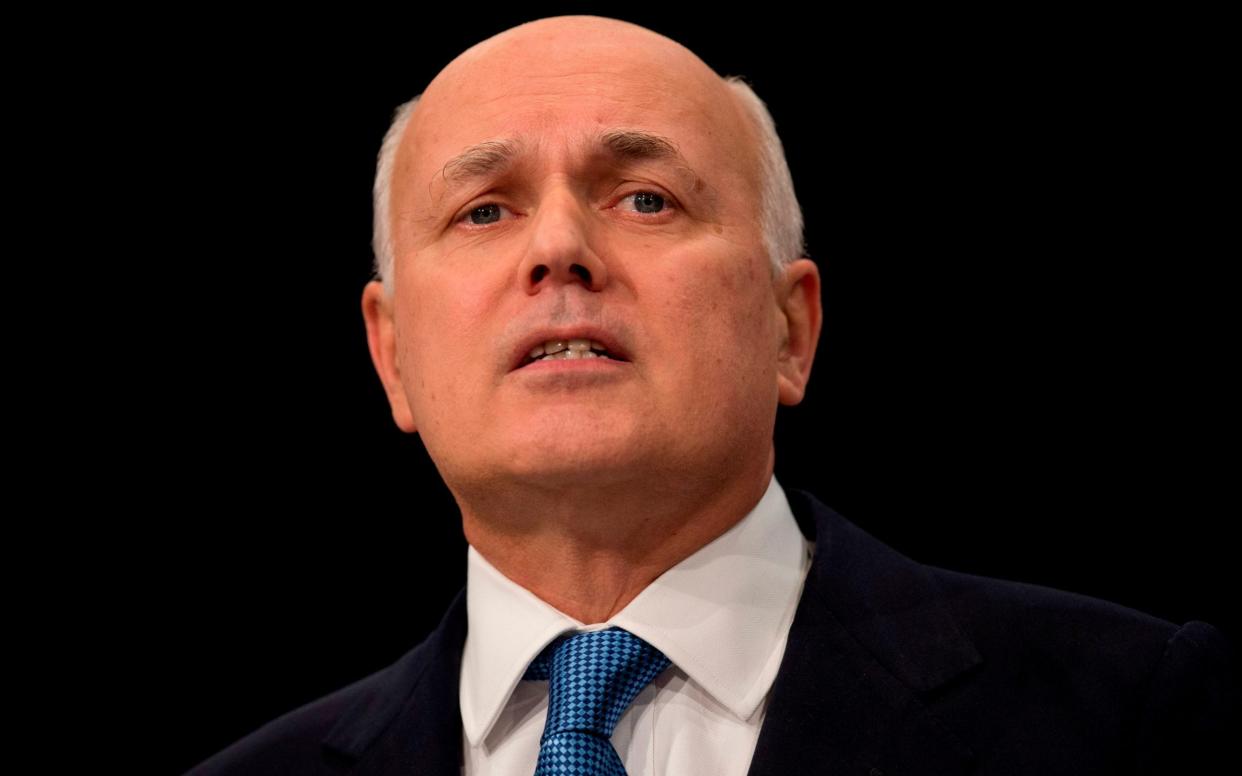 Iain Duncan Smith was among those sanctioned by China - AFP