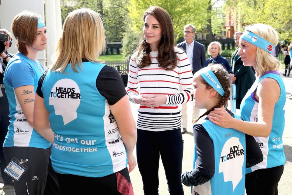 The Duchess of Cambridge gets headband-happy at Kensington Palace.