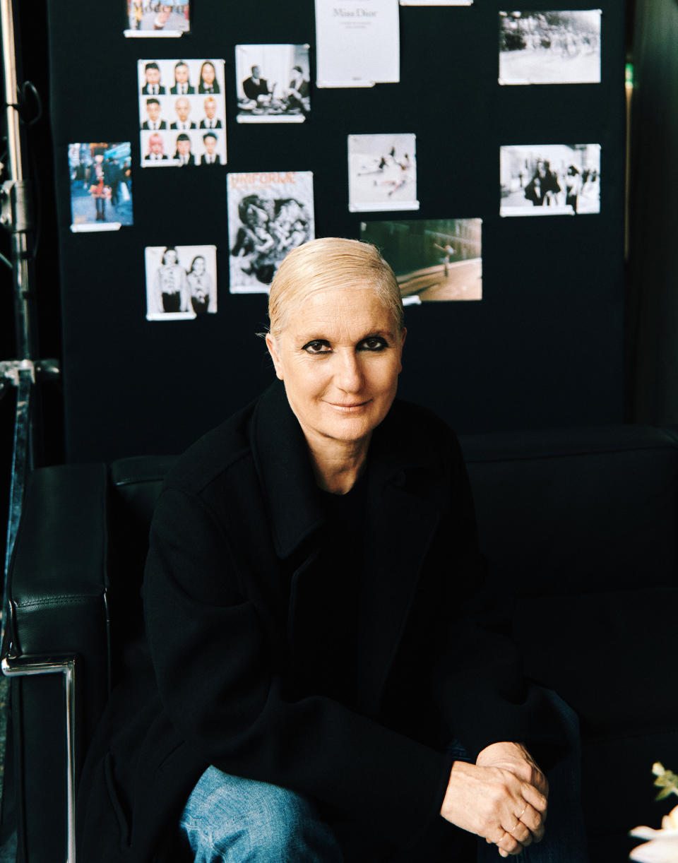 Maria Grazia Chiuri in Seoul for the Dior show. - Credit: YongHee Lee/WWD