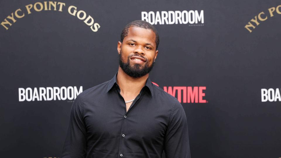 Jul 26, 2022; New York, NY, USA; Omar Cook attends the NYC Point Gods Premiere at The Midnight Theatre. Mandatory Credit: Jessica Alcheh-USA TODAY Sports