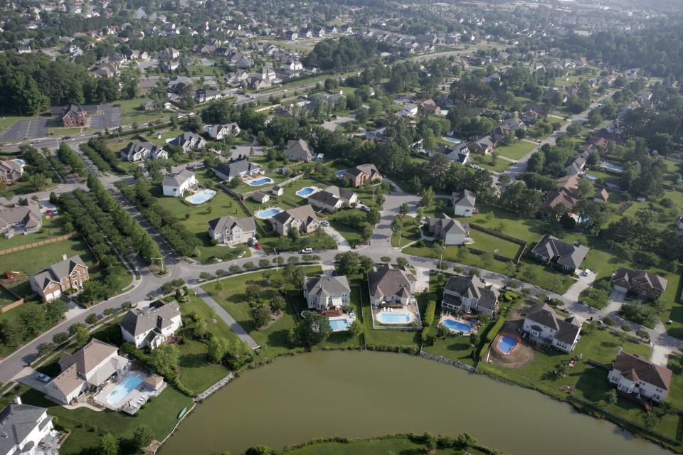 Virginia, Virginia Beach, Aerial. (Photo by: Jeff Greenberg/Universal Images Group via Getty Images)