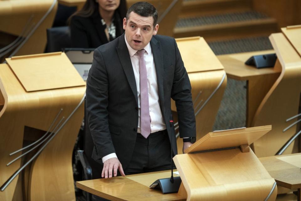 Scottish Conservative leader Douglas Ross called on the First Minister to abandon the ‘botched’ scheme. (Andy Buchanan/PA)