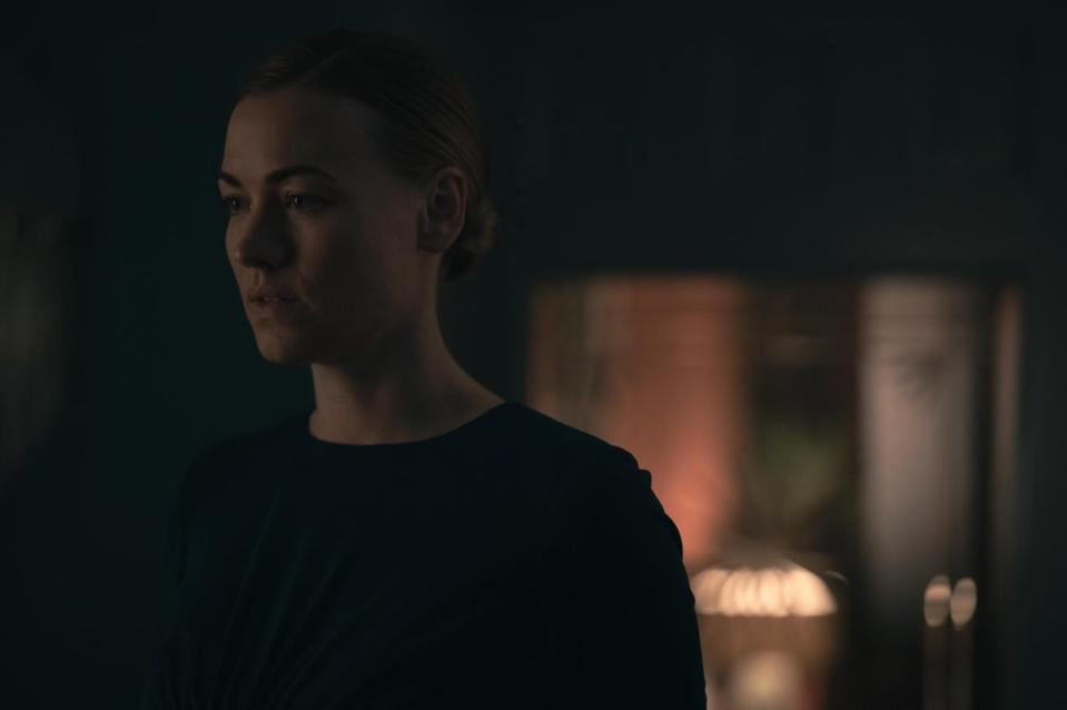 Yvonne Strahovski in ‘The Handmaid’s Tale' (HULU)