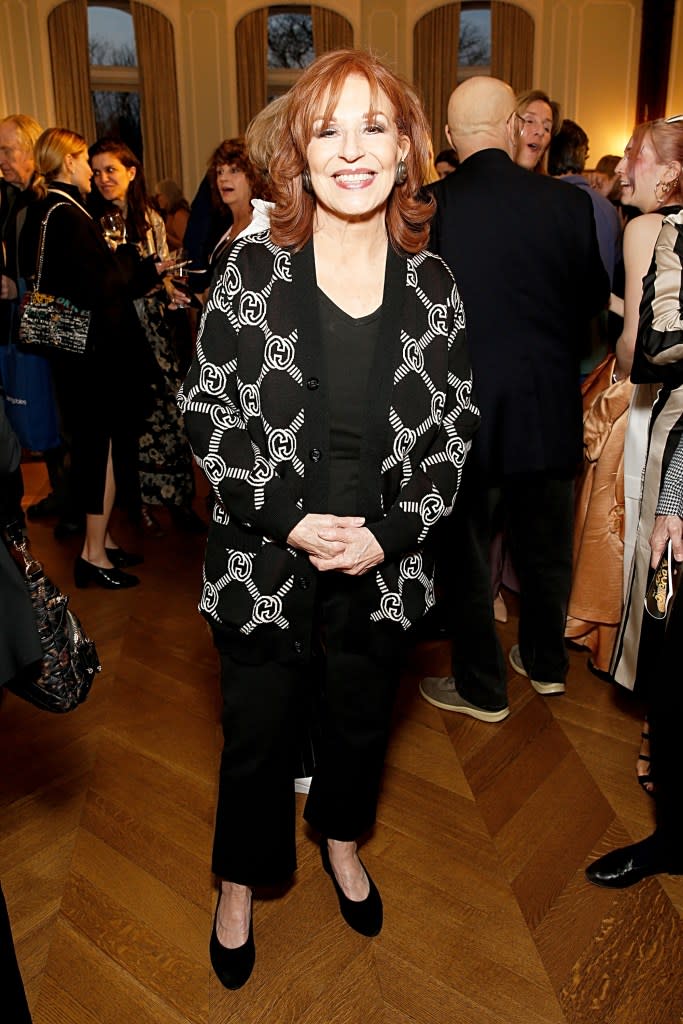 Joy Behar attends the “Fioretti Family, Friends & Flowers” Exhibition Opening at Ukrainian Institute of America on March 14, 2024, in New York City. Getty Images